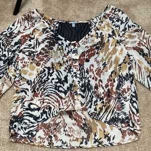 Animal print Top